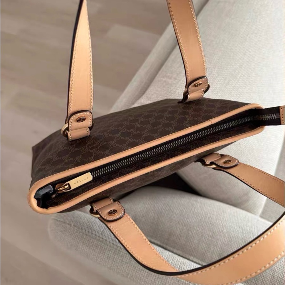 Celine Macadam Tote Bag PVC Brown – Authentic - Picture 14 of 16